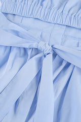 Elegant Cotton Tie Blouse