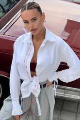 Long Sleeve Lace Blouse