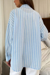 Striped Long Sleeve Blouse