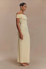 Bodycon Off Shoulder Backless Midi Dress