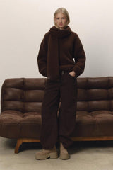 Soft Wool Oversized Pullover Sweater