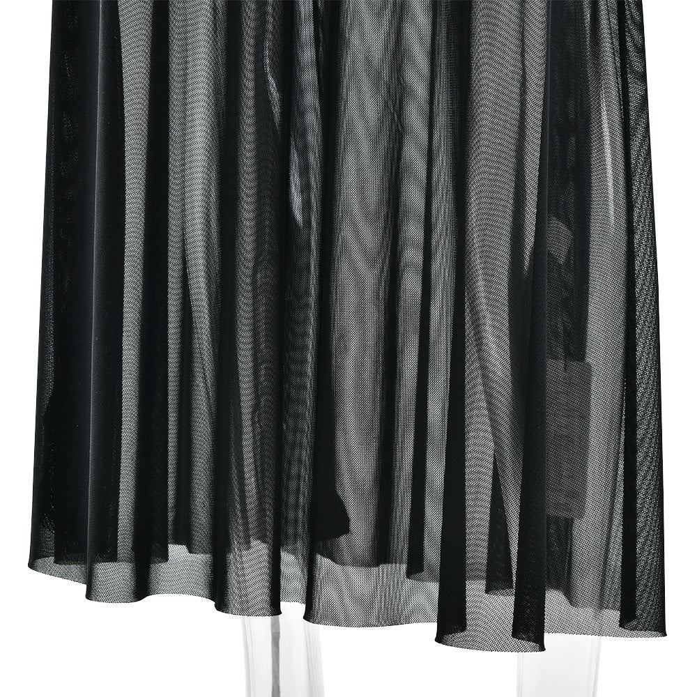 Soprano One-Shoulder Dress - Black