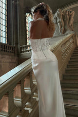 Lace Bustier Bodycon Formal Dress