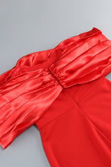 Ruched Bustier Bodycon Formal Dress