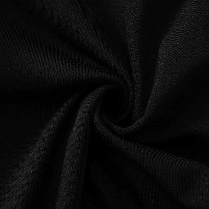 Ruffle Charm 2.0 Mini Dress - Black