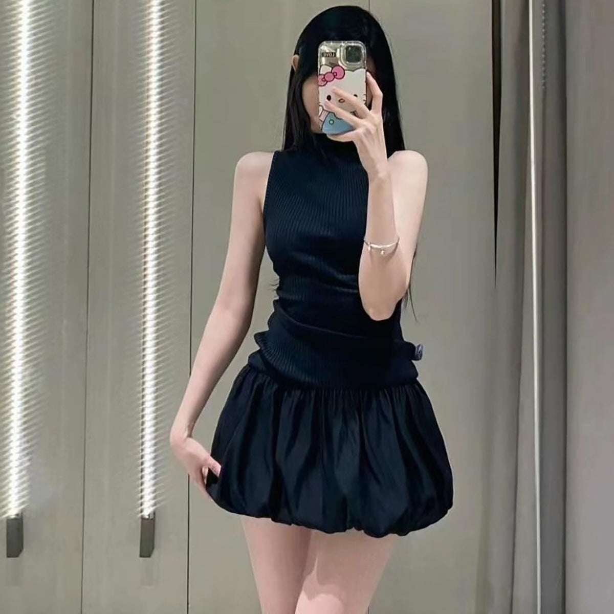 Bliss Mini Dress - Black