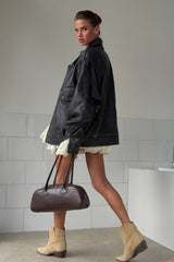 Vintage Utility Moto Jacket