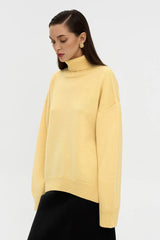 Turtleneck Loose Knit Pullover Sweater