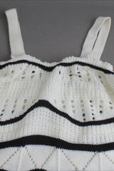 Knit Spaghetti Strap Split Sweater Dress