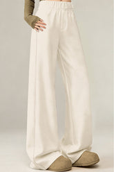 High Waist Narrow Leg Knit Pants