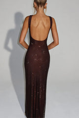 Sequin Rhinestone Bodycon Party Dress