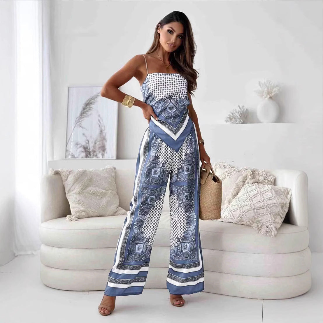 Melfi Co-Ord - Light Blue