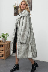 Extended Length Contoured Plush Overcoat