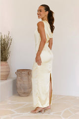 Solid Sleeveless Asymmetric Formal Dress