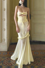 Solid Color High Waist Bodycon Dress