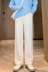 High Waist Corduroy Knit Pants