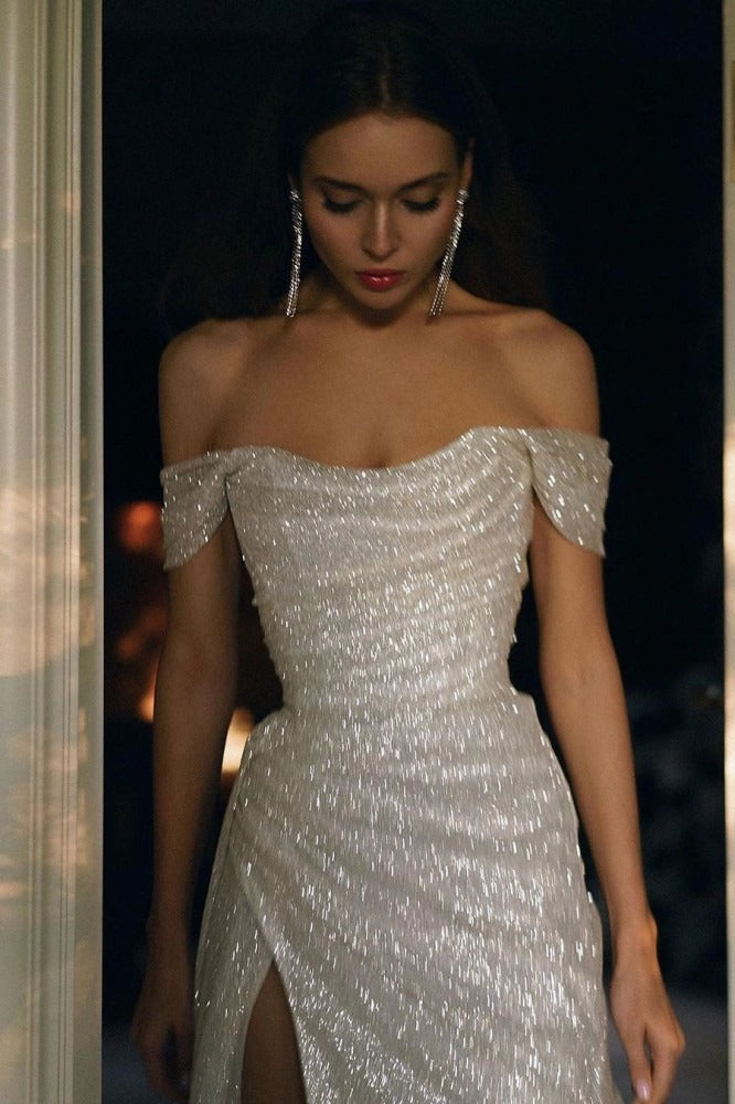 Off Shoulder Gown Formal Dress