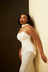 Stretch Tulle Bandage Mesh Formal Dress