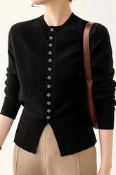 Slit Sleeve Soft Touch Cardigan