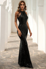 Sequin Mermaid Gown Formal Dress