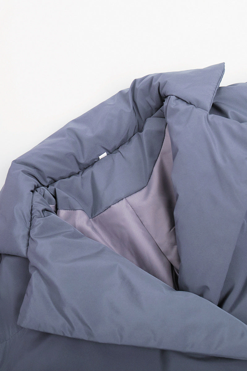 Slim Fit Lapel Belted Winter Coat coats