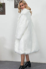 Extended Length Contoured Plush Overcoat