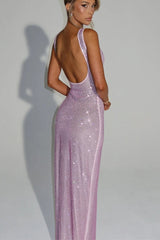 Sequin Rhinestone Bodycon Party Dress