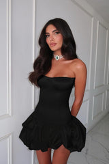 Strapless Ruched A-Line Party Dress