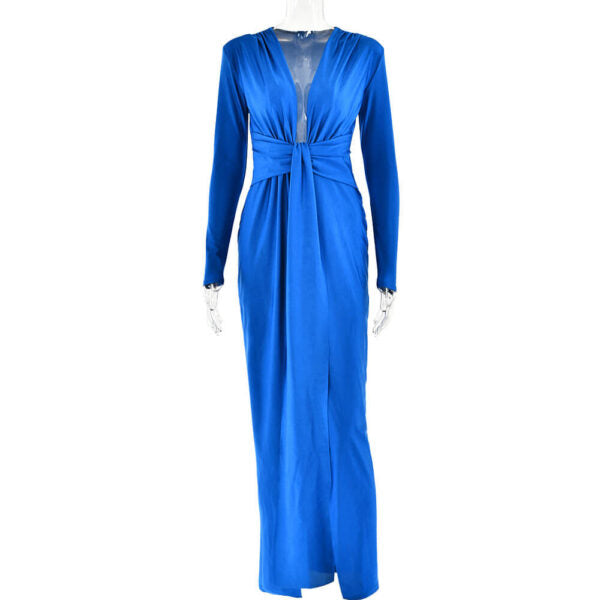 Norma Maxi Dress - Blue