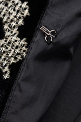 Long Sleeve Embroidered Velvet Jacket