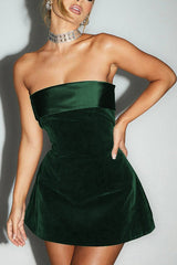 Backless Bustier Fitted Mini Dress