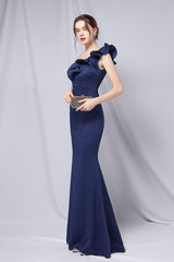 Off Shoulder Mermaid Maxi Party Dress