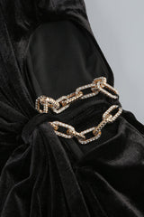 Cut Out Velvet Bodycon Party Dress