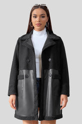 Vintage Plush Lined Reversible Overcoat