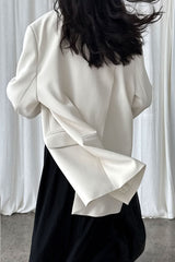 Split Back Relaxed Fit Blazer