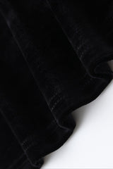 Sexy Velvet Strappy Backless Maxi Dress