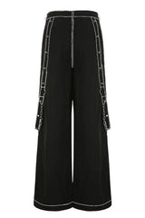 Gothic Wide Leg Cargo Jeans