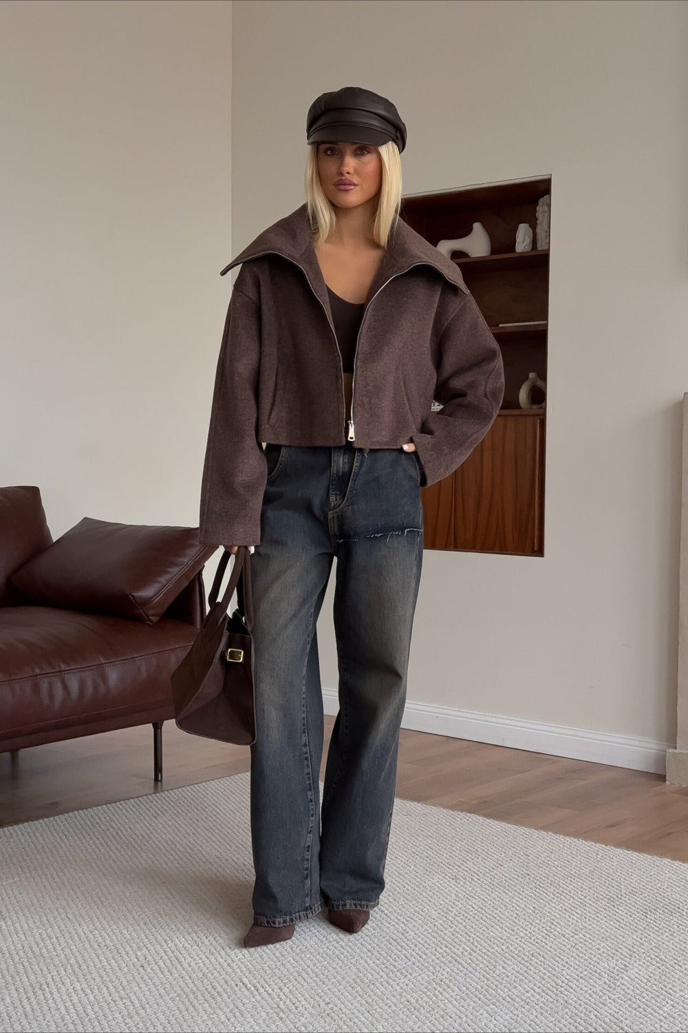 Relaxed Fit Lapel Casual Jacket