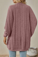 Solid Color Mid Length Cardigan