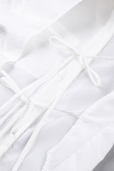 Cutout Back Vintage Blouse