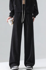 Fleece Lined Relaxed Knit Pants
