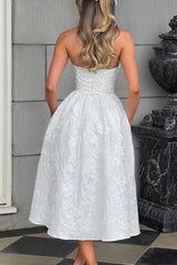 Strapless Elegant Party Dress