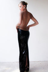 Cut Out Evening Gown Maxi Dress