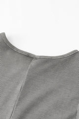 Slim Fitted Knit Tank Sweater Dress