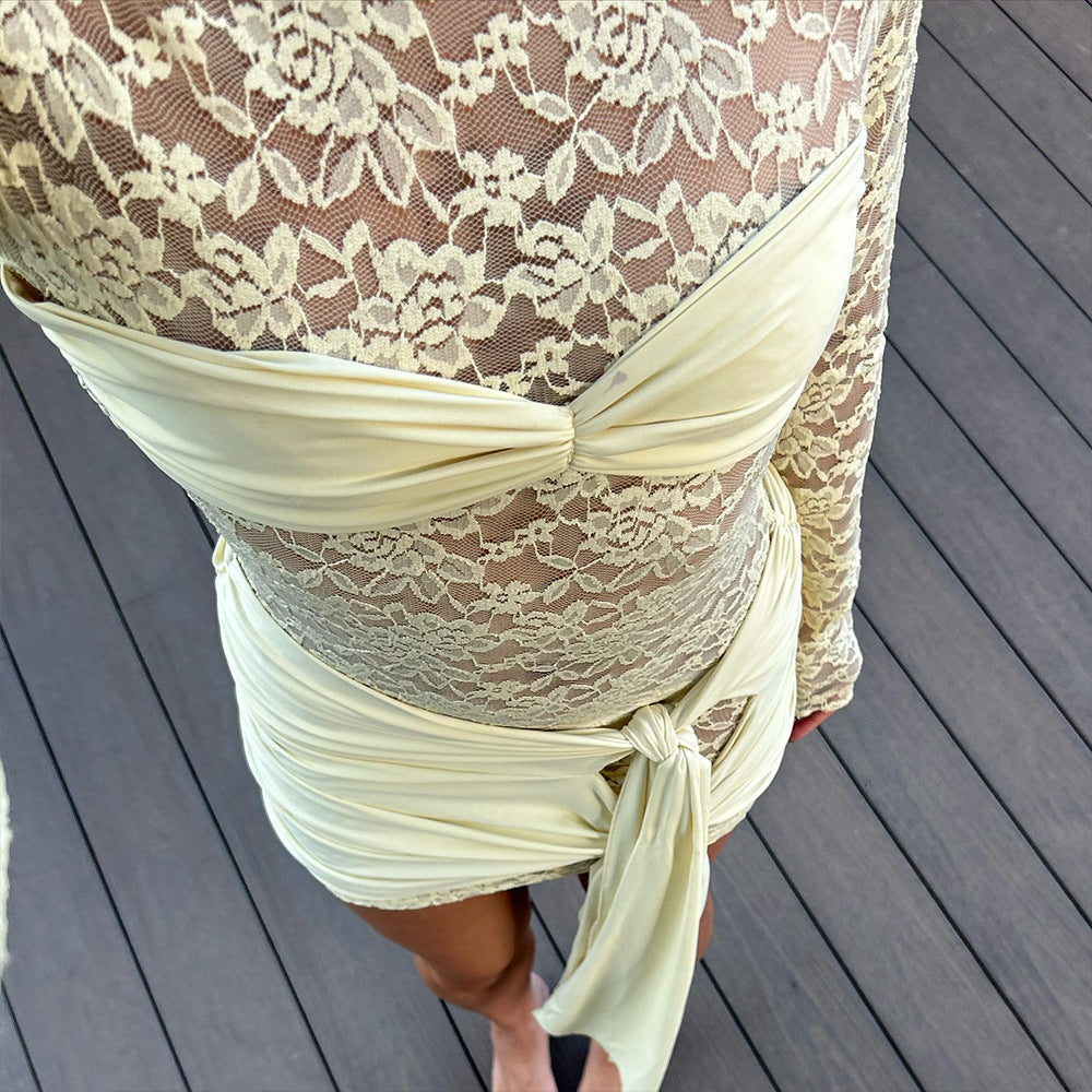 Waugh Mini Dress - Yellow