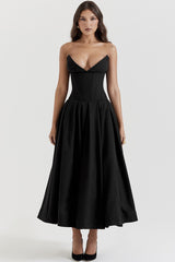 Strapless Corset A-Line Party Dress