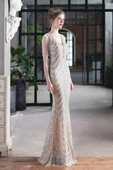 Elegant Sequin Mermaid Party Dress