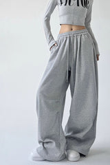 High Waist Sweatpants Knit Pants