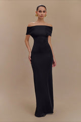 Bodycon Off Shoulder Backless Midi Dress