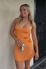 Printed Backless Slim Waist Bodycon Sweater Dress